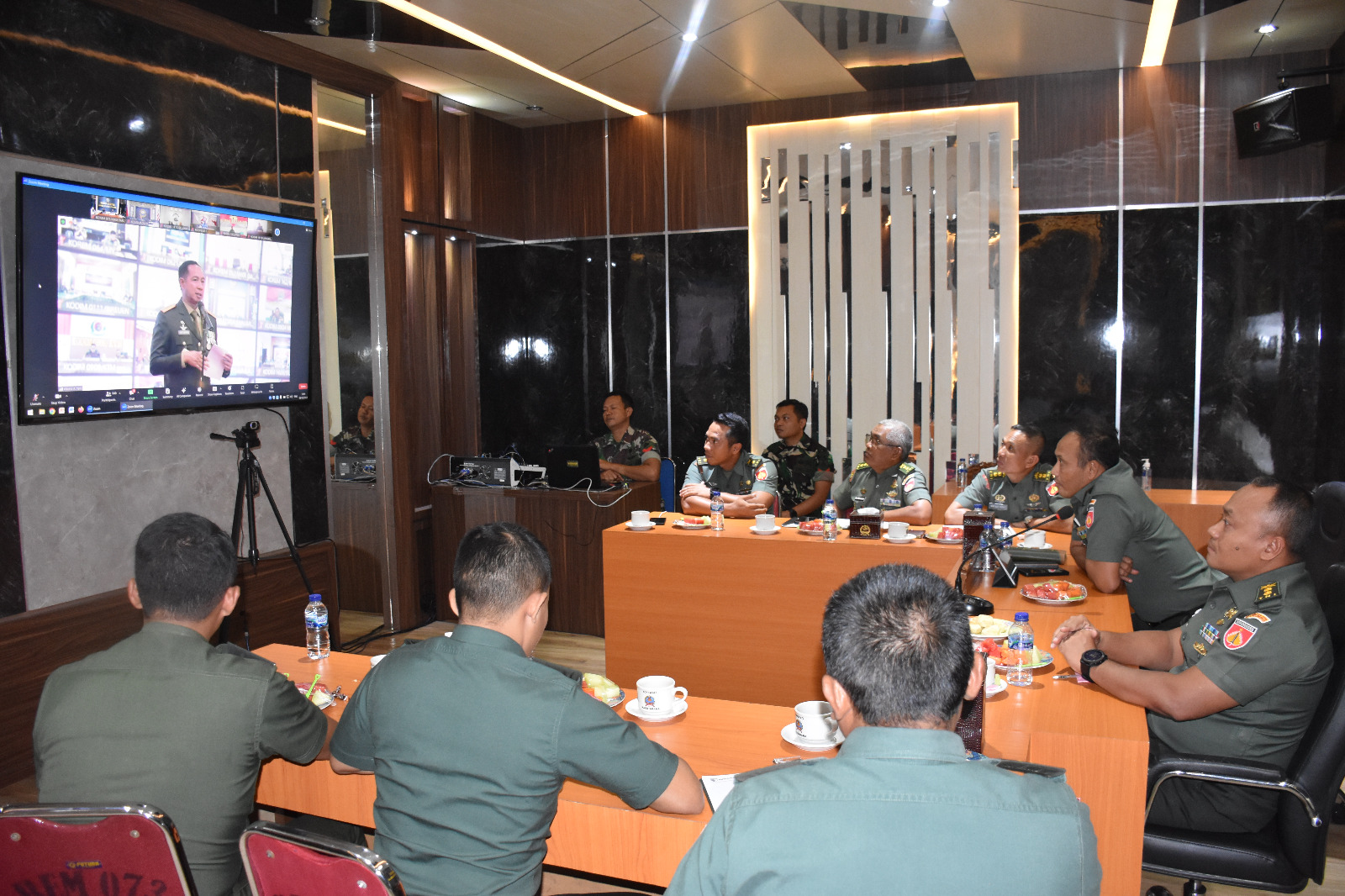 Danrem 073/Mkt Mengikuti Vicon Swa Sembada Pangan